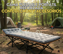 [Llevá 2 Pagá 1] Cama Plegable Portátil Reforzada – Con Colchón y Accesorios