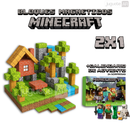 ESPECIAL NAVIDAD | BLOQUES MAGNETICOS + CALENDARIO ADVIENTO MINECRAFT