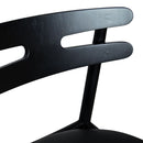 Banqueta Alta de Madera HW Hanna – Color Negra