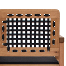 Banqueta de Madera Anice con Cuerda Negra – Tela Acquablock