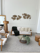 Alfombra de sisal belga gris NalaBoho (todos los tamaños)